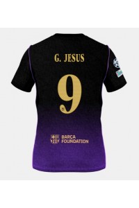 Barcelona Gabriel Jesus #9 Jalkapallovaatteet Vieraspaita 2026-27 Lyhythihainen